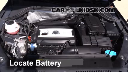 2013 Volkswagen Tiguan S 2.0L 4 Cyl. Turbo Battery Replace